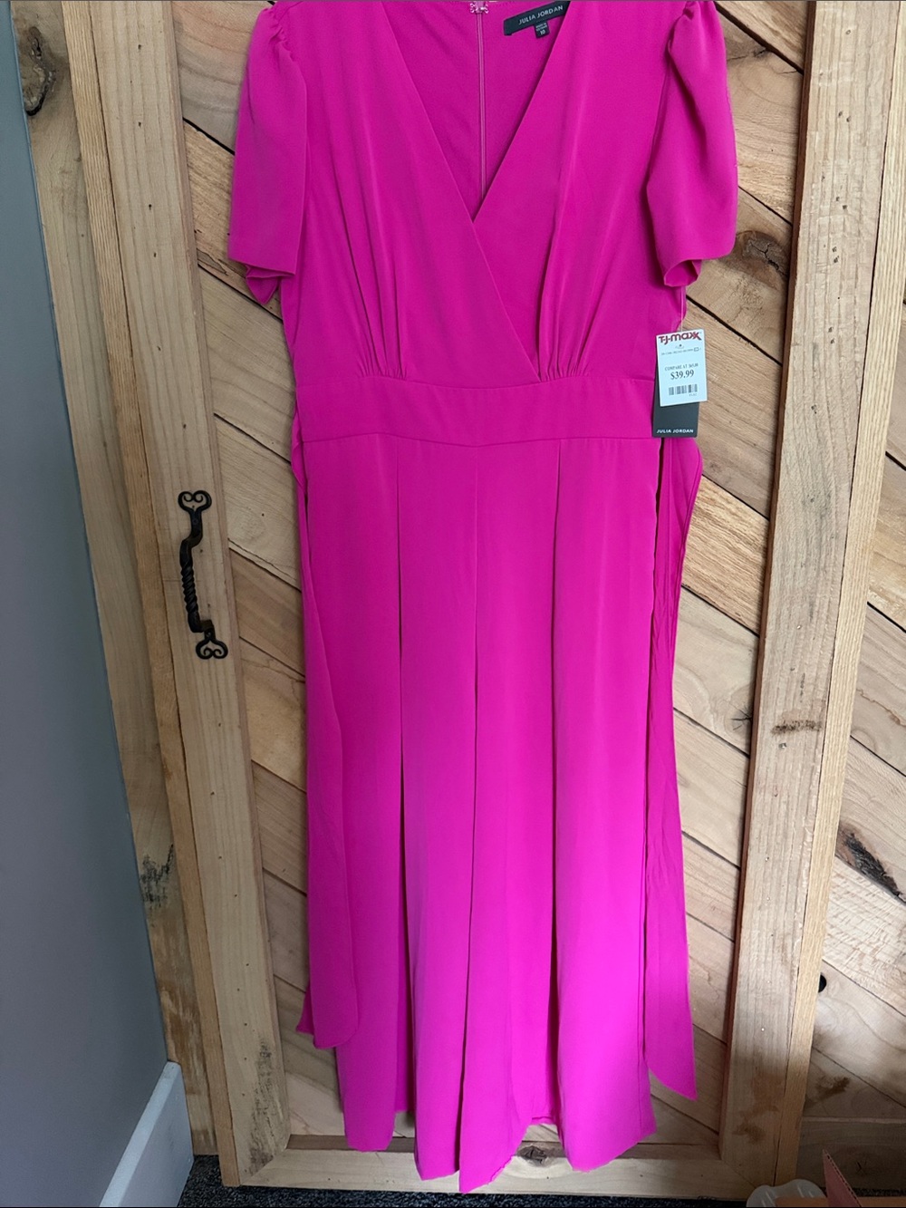 julia jordan Fuchsia Pink pantsuit